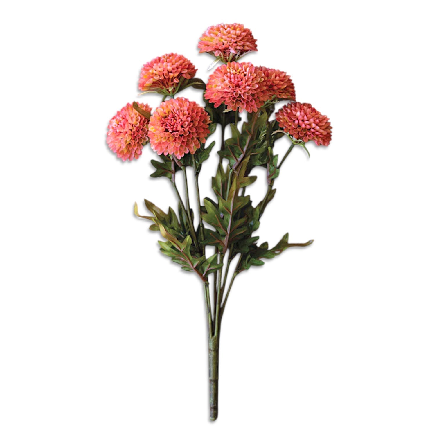 Artificial Blush Ball Dahlia Bundle