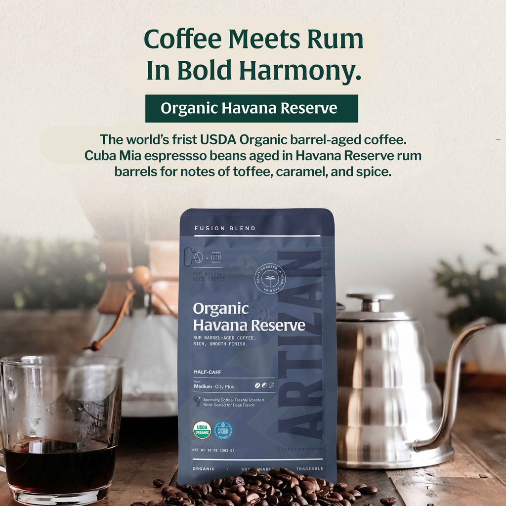Organic Havana Reserve Rum Barrel Aged Coffee