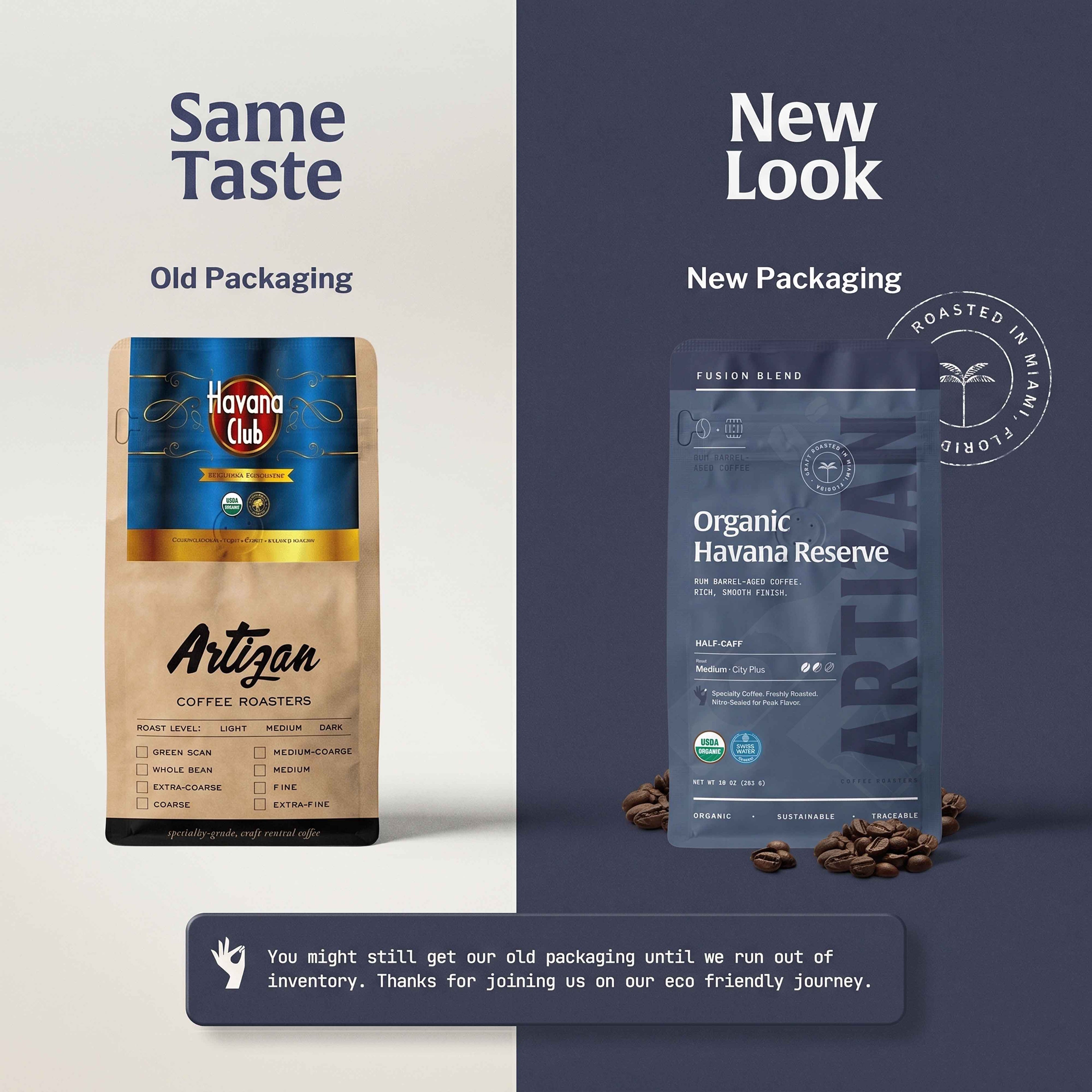 Organic Havana Reserve Rum Barrel Aged Coffee