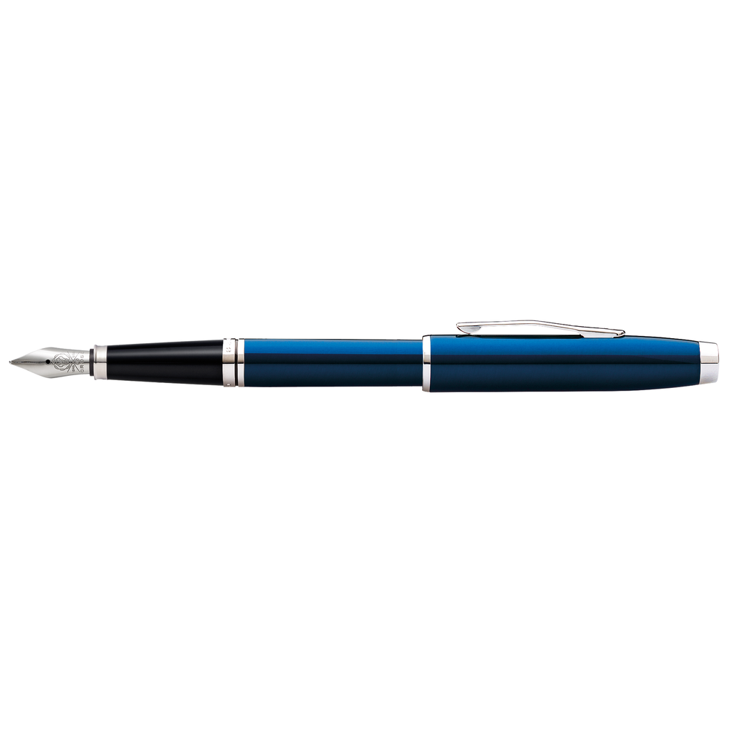 Cross Coventry Blue Lacquer Fountain Pen — Fine Nib
