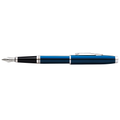 Cross Coventry Blue Lacquer Fountain Pen — Fine Nib