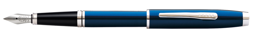 Cross Coventry Blue Lacquer Fountain Pen — Fine Nib