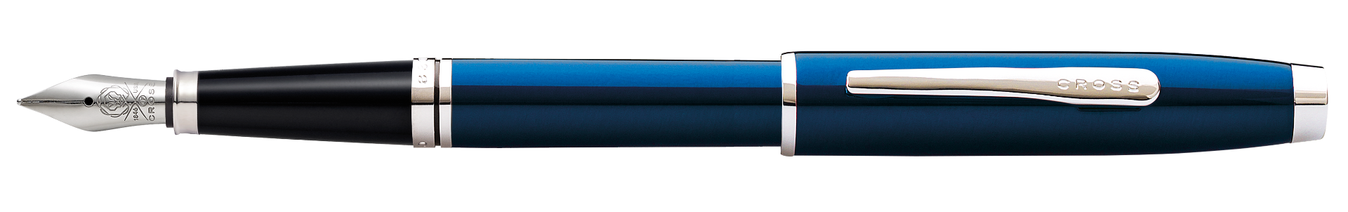 Cross Coventry Blue Lacquer Fountain Pen — Fine Nib