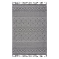 Guros 6' x 9' Geometric Indoor/Outdoor Area Rug - Gray/White