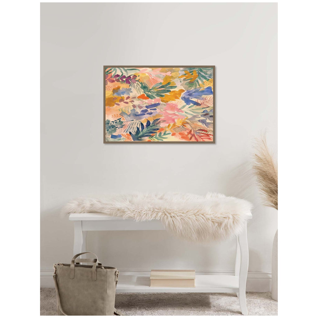 Sylvie Flower Market Framed Canvas by Amy Lighthall
