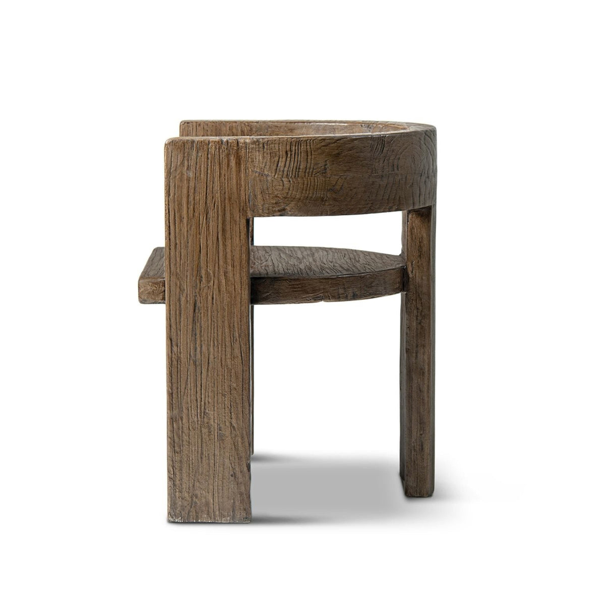 Soren Reclaimed Elm Curved Dining Chair