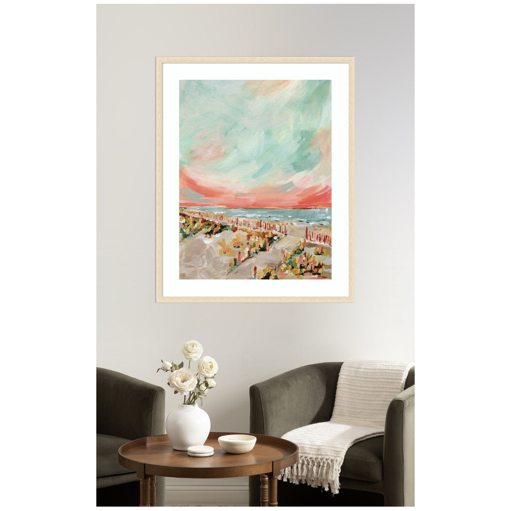 Framed Art Landscape 03 Beach by Annie Quigley