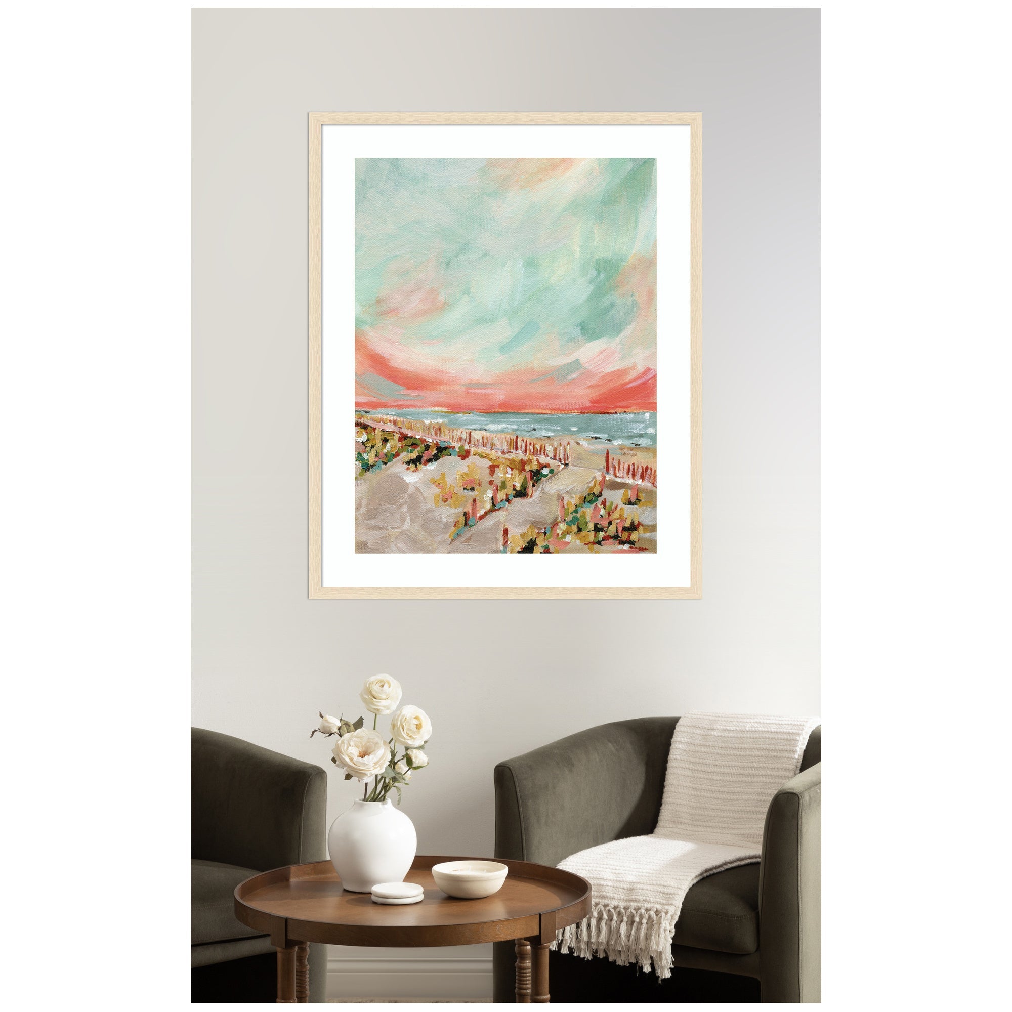 Framed Art Landscape 03 Beach by Annie Quigley