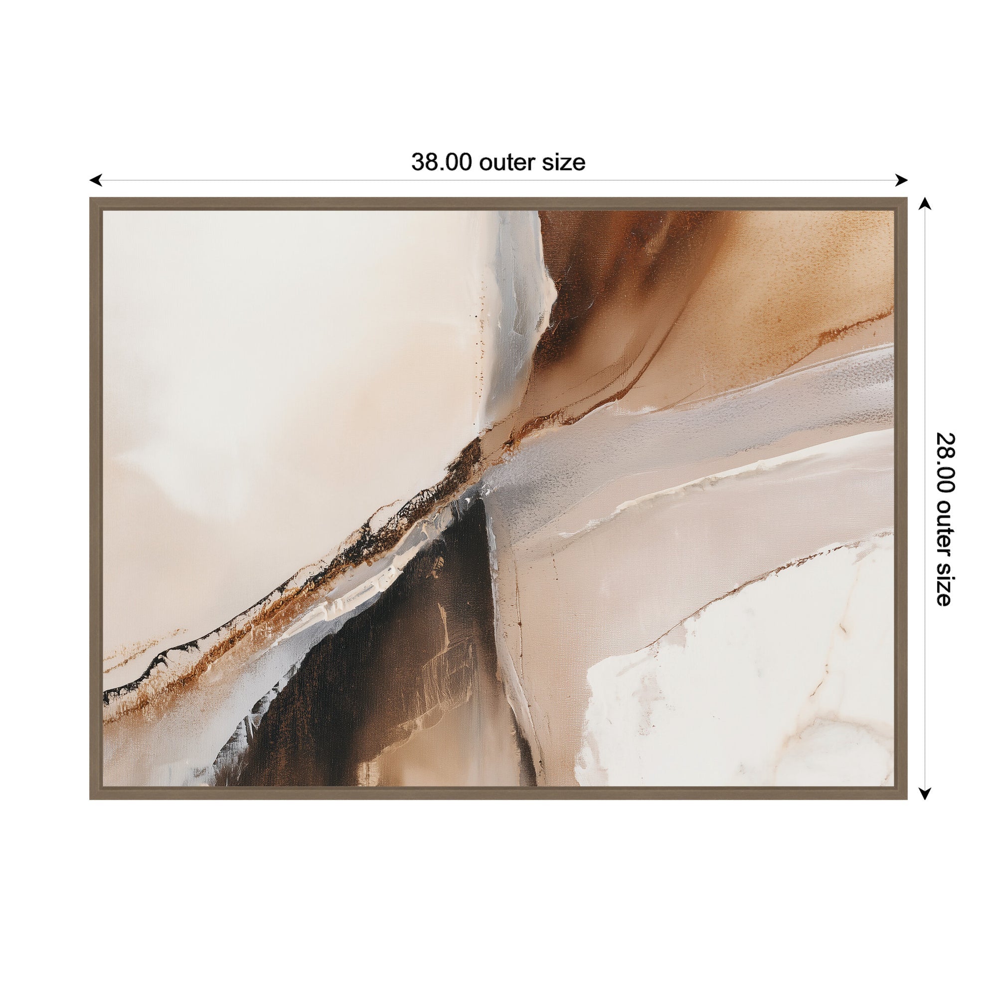 Element II by Amy Lighthall Framed Canvas Wall Art Print