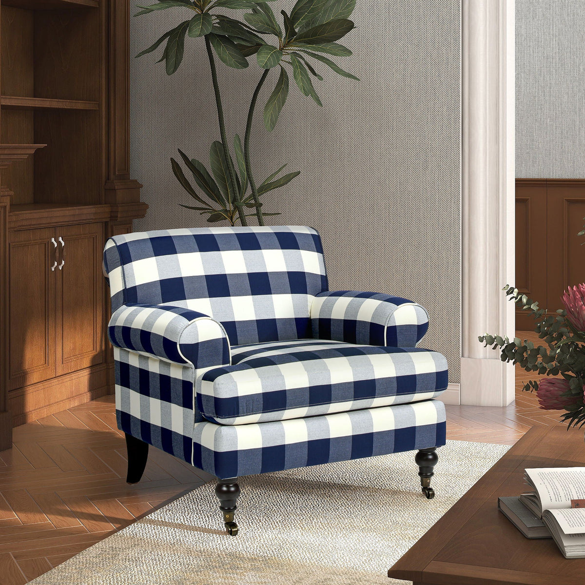 Alana Lawson Accent Chair with Casters