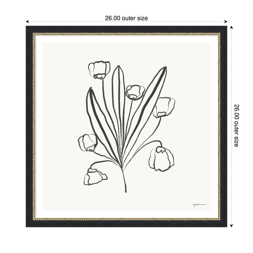 Floral Bouquet by Gabrielly Guedes Framed Wall Art Print