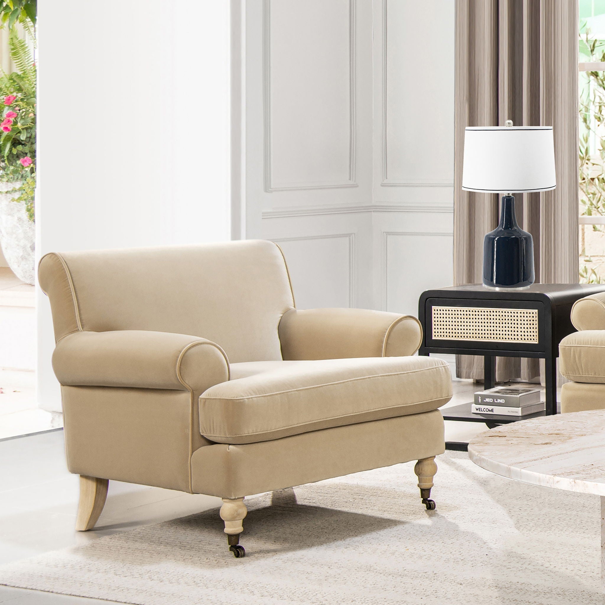 Alana Lawson Accent Chair with Casters