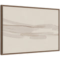 Neutral Tones by Gabrielly Guedes Framed Canvas Wall Art Print