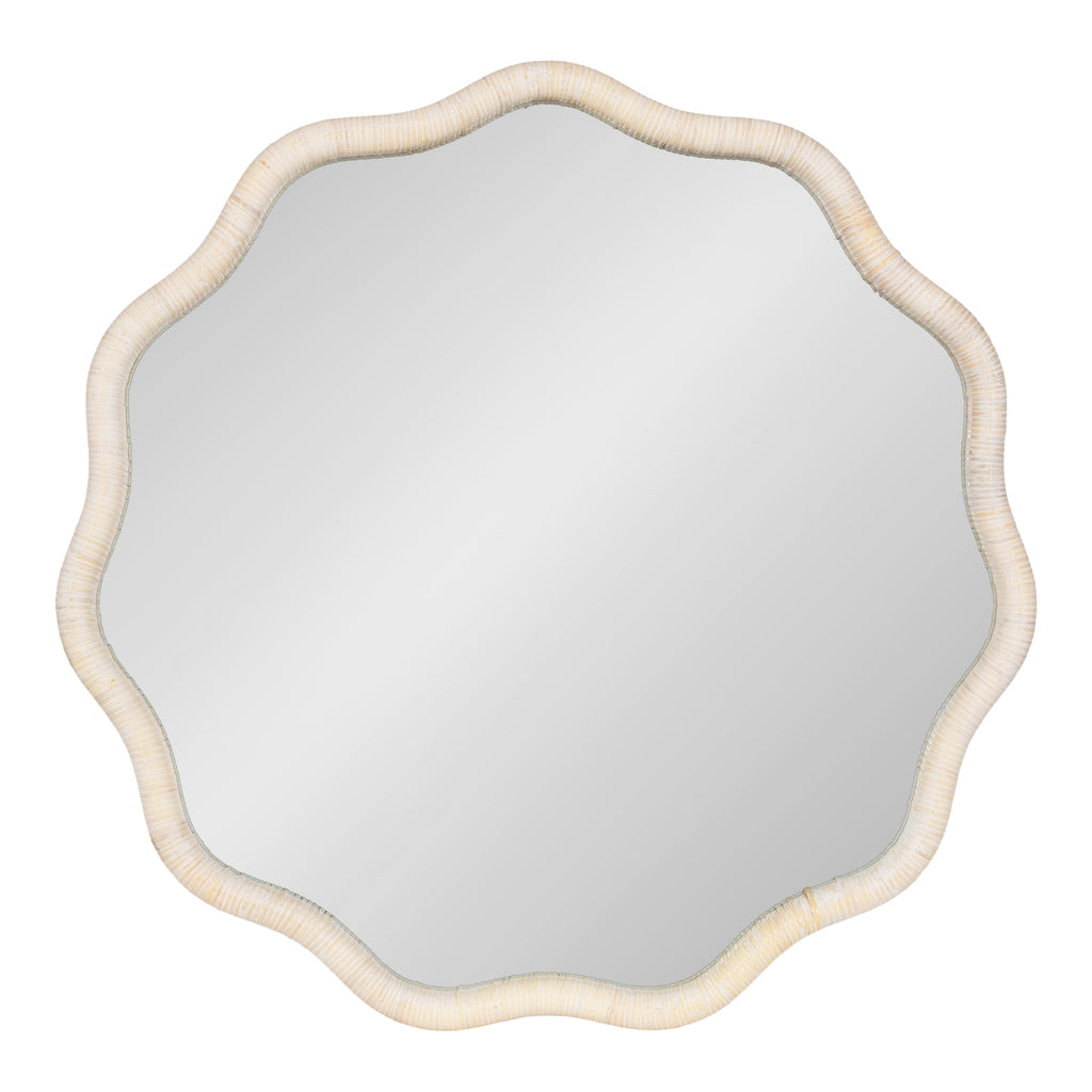 Rahfy Scallop Framed Wall Mirror