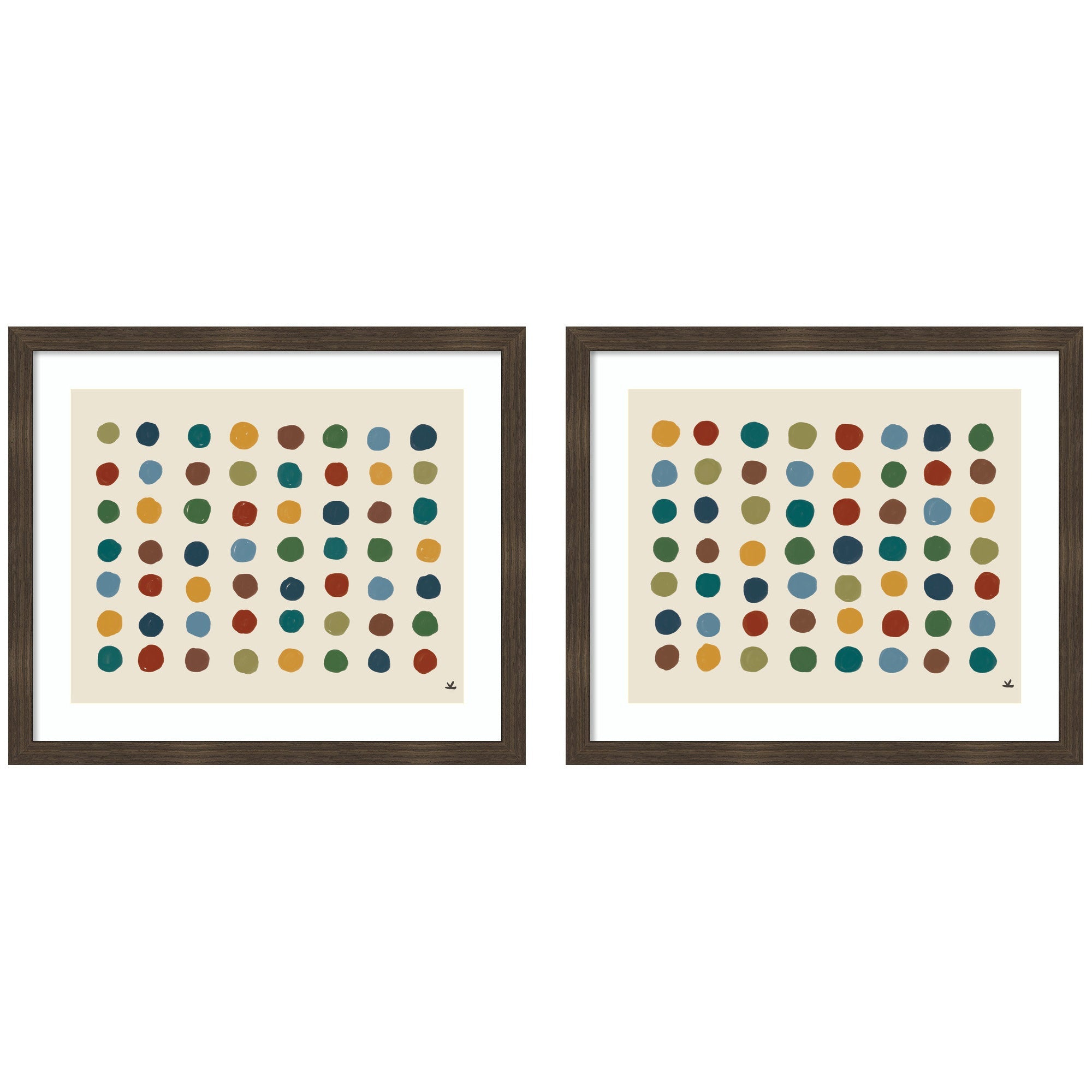 Meditation No. 3 2 Piece Framed Wall Art Print Set by Kelly Knaga