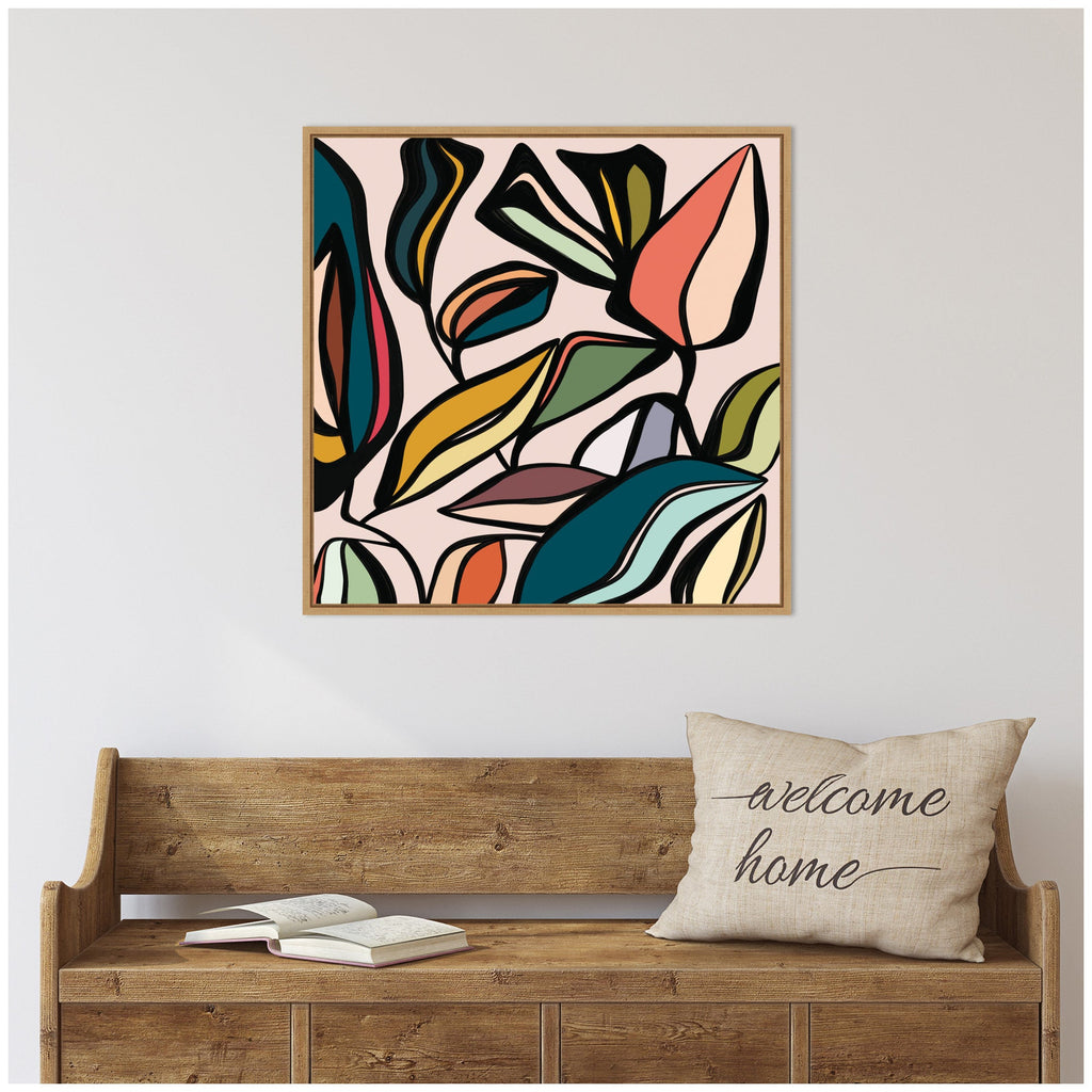Fanciful Ficus Framed Canvas Wall Art