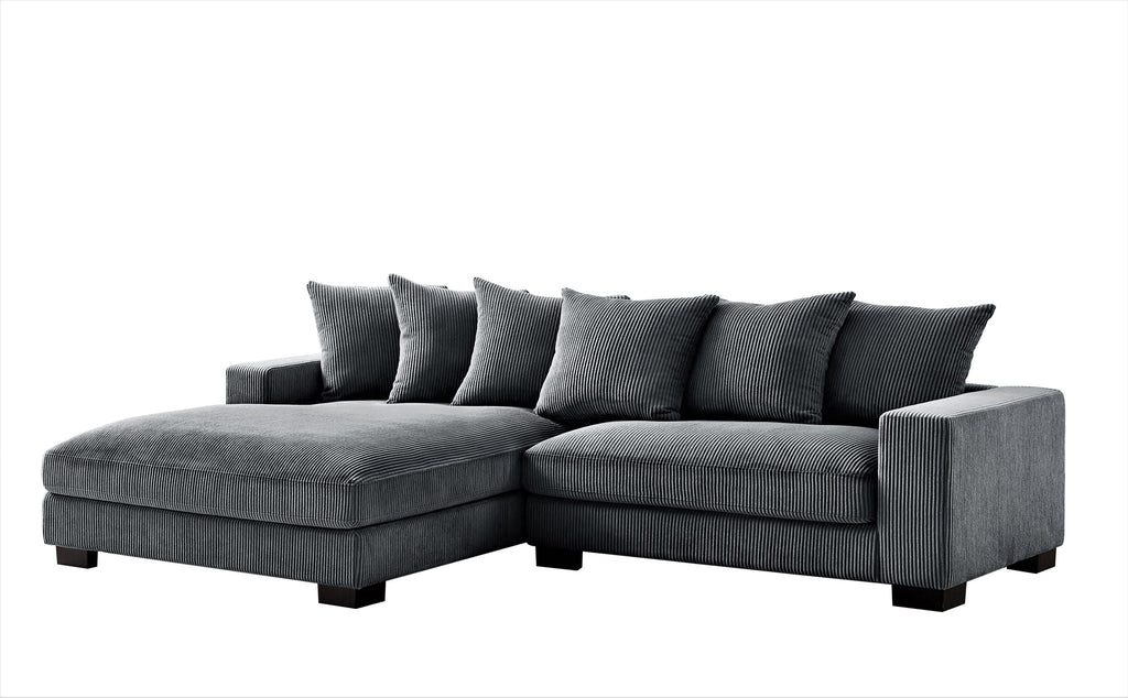 Oversized L-Shaped Sectional Sofa with Chaise