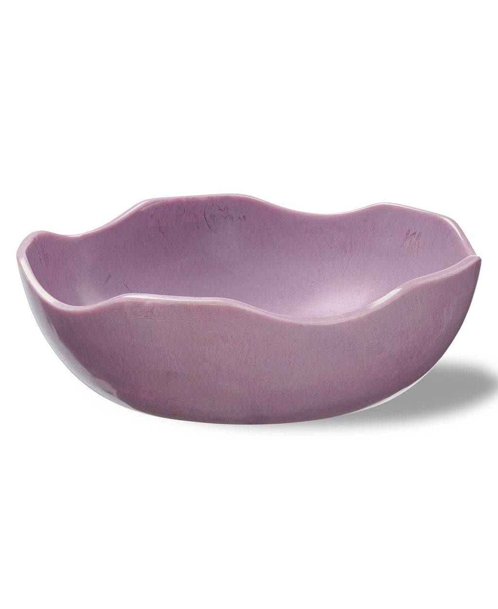 Aubergine Wavy Resin Bowl — Large