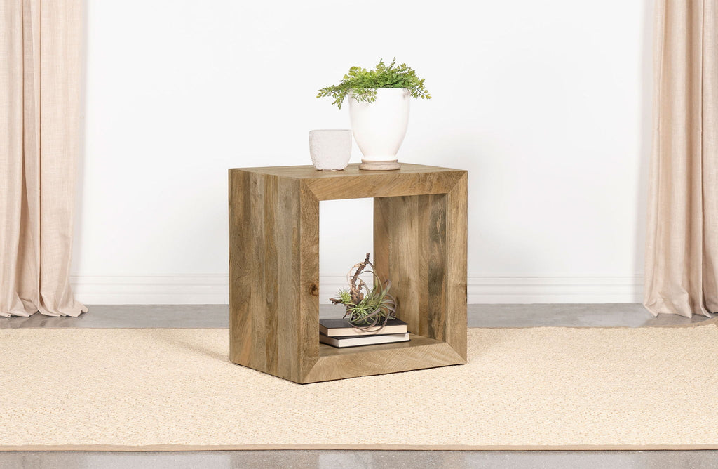 Benton Solid Mango End Table