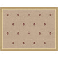 Pinboard Red Botanical Block Print
