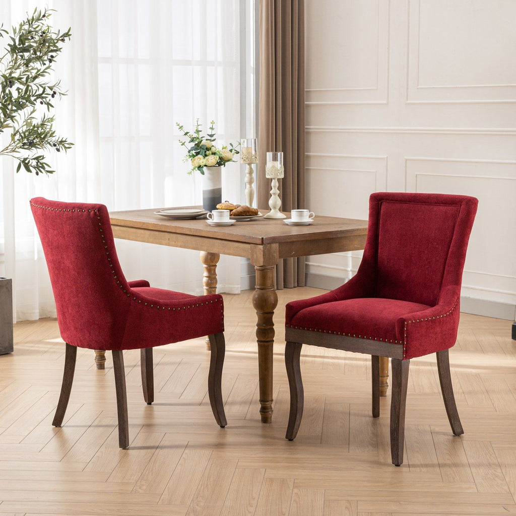 Ultra Upholstered Dining Chairs — Set of 2, Color Options