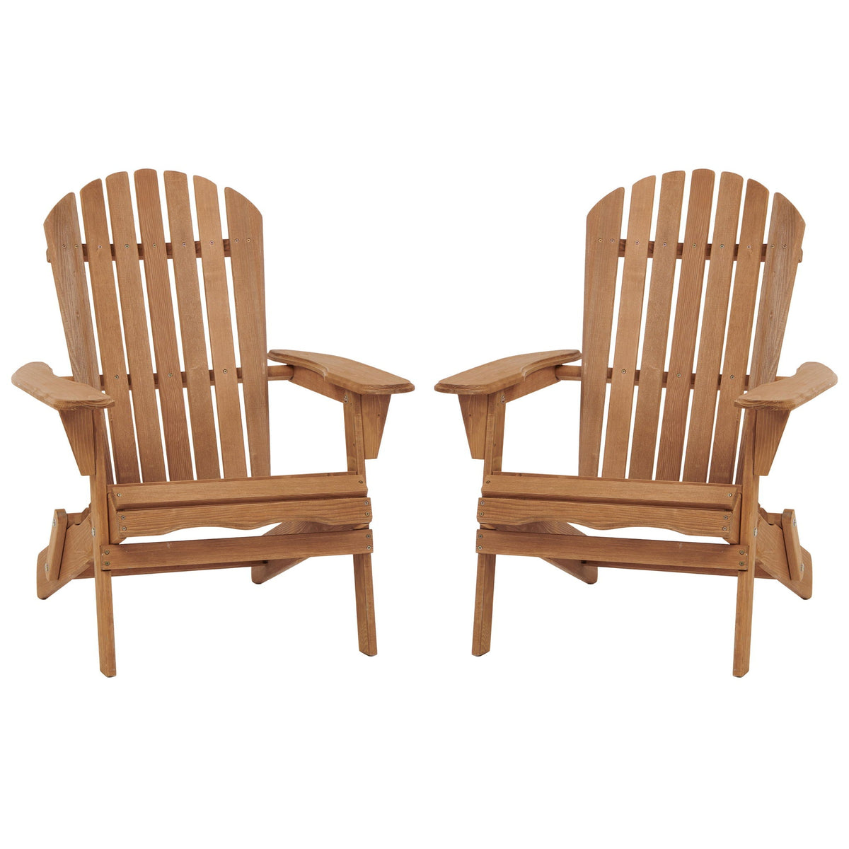 Oversize Outdoor Folding Adirondack Chair, Patio Chair For Garden