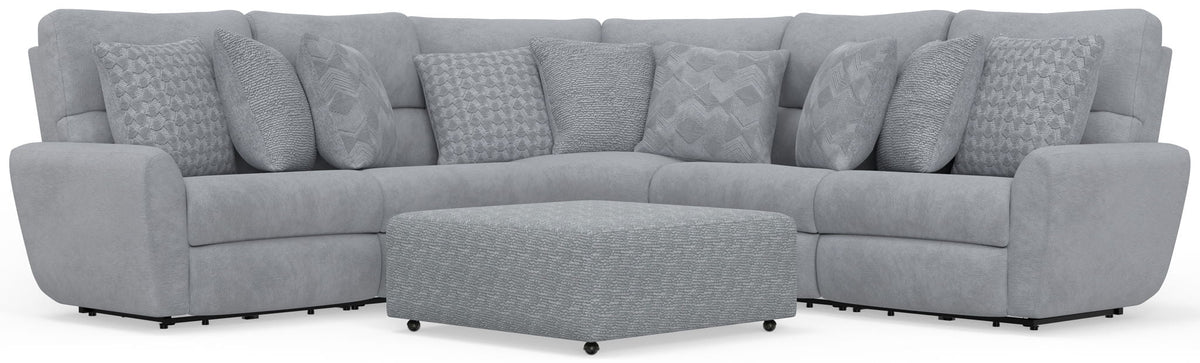 Majesty - Deep Seating Power Reclining Sectional And Ottoman