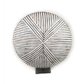 Round Bamileke Shield 22" Geometric Pattern