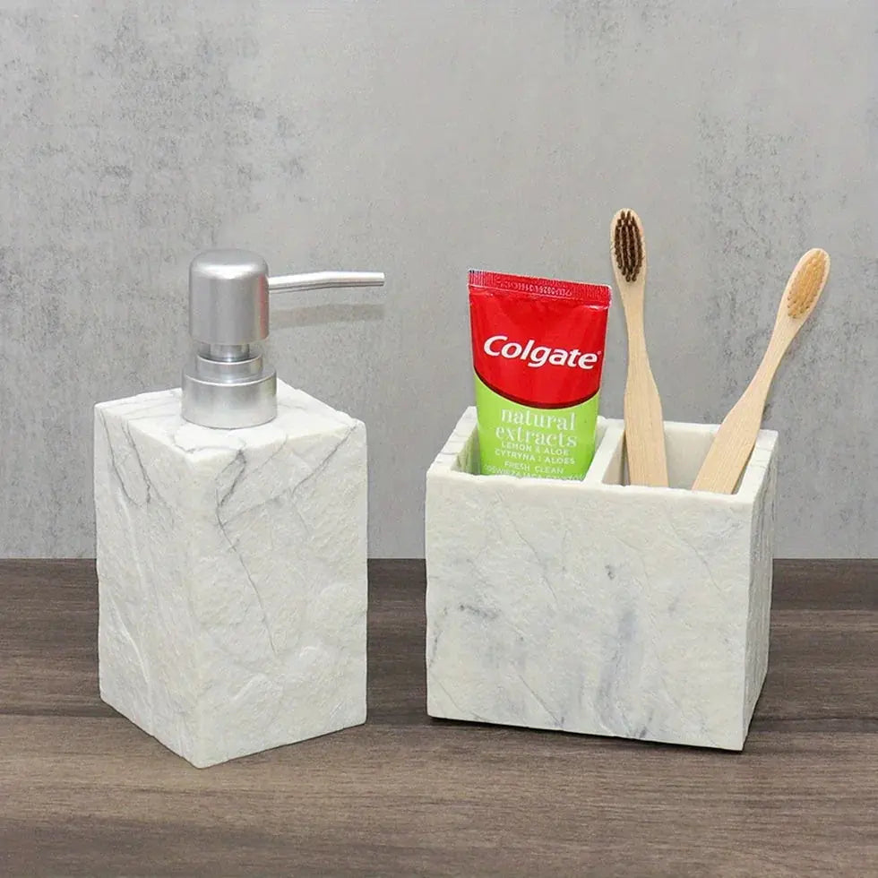 Bathroom Essentials - Creamy Beige Stone