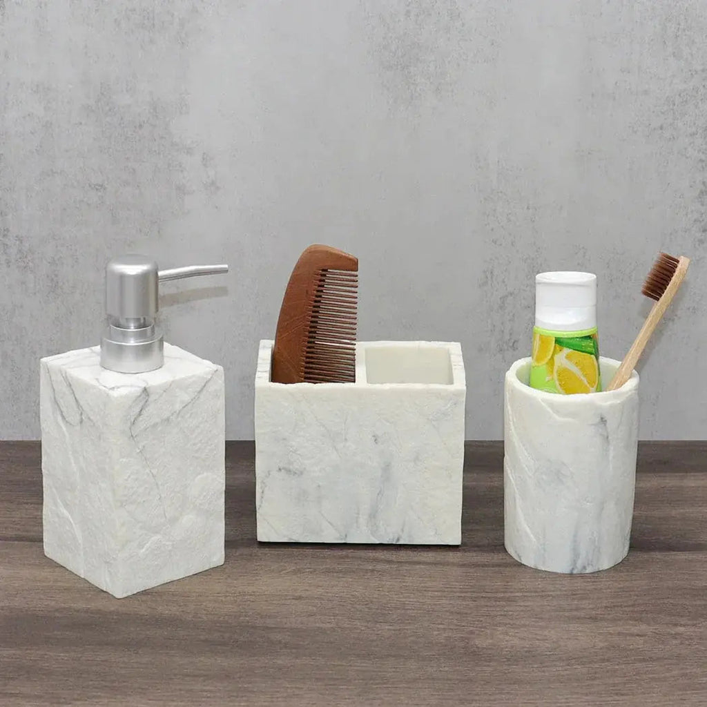 Bathroom Essentials - Creamy Beige Stone