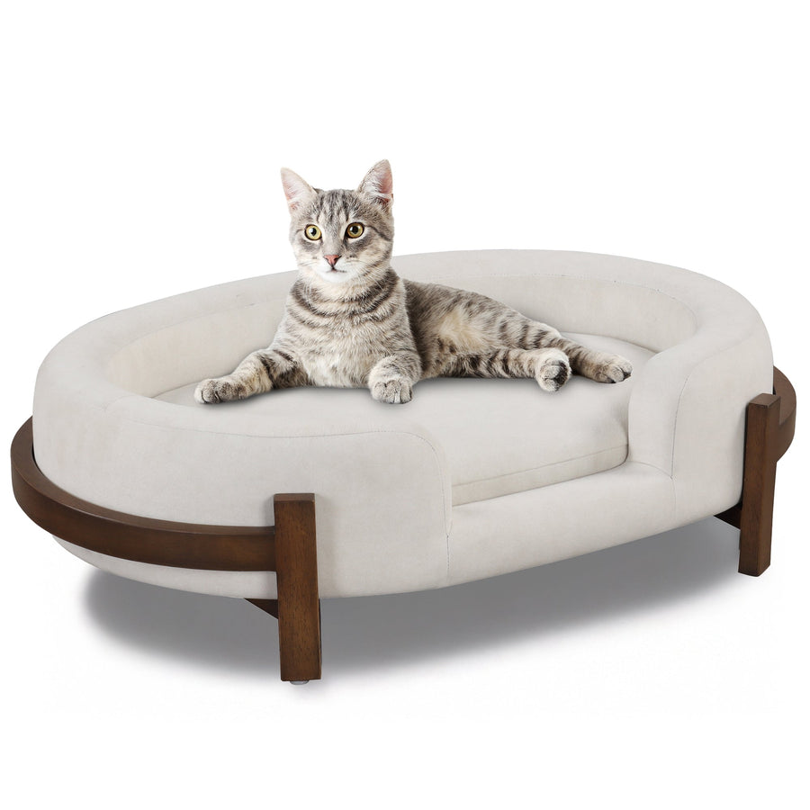 Calming Upholstered Dog Bed