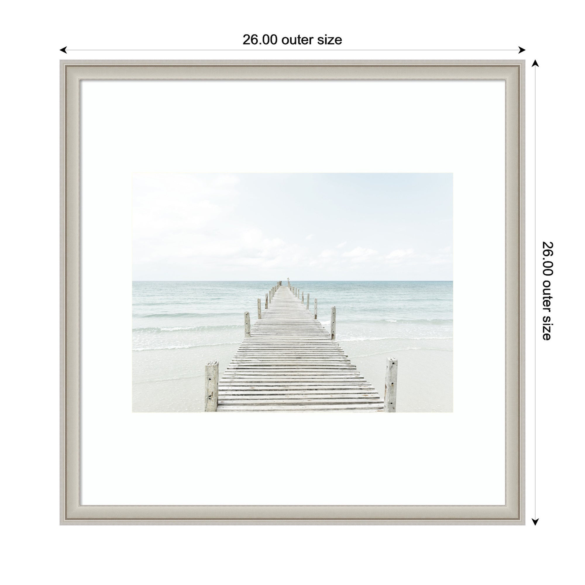 Beach 5s by Amy Peterson Framed Wall Art Print