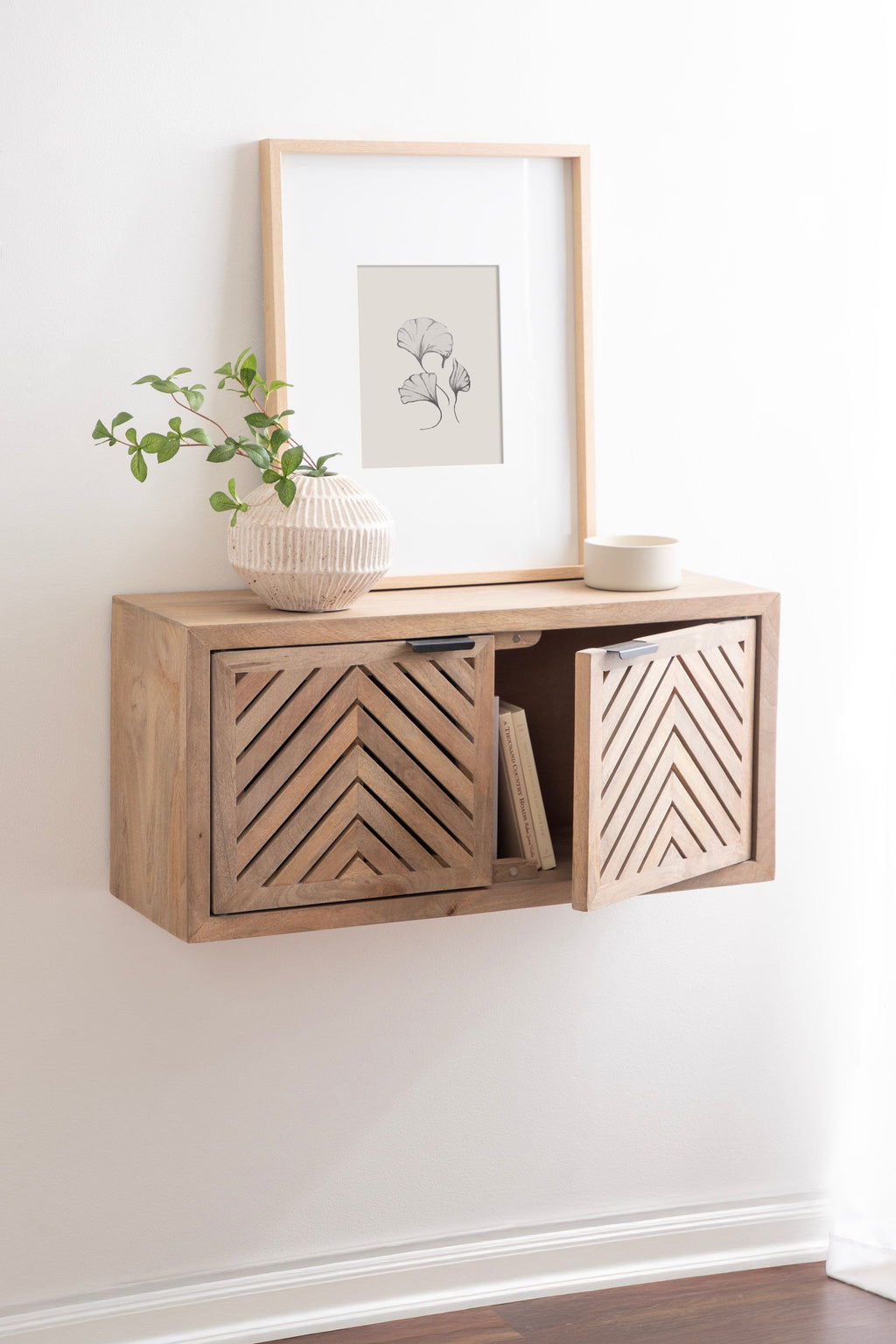 Mezzeta Decorative Wood Wall Cabinet