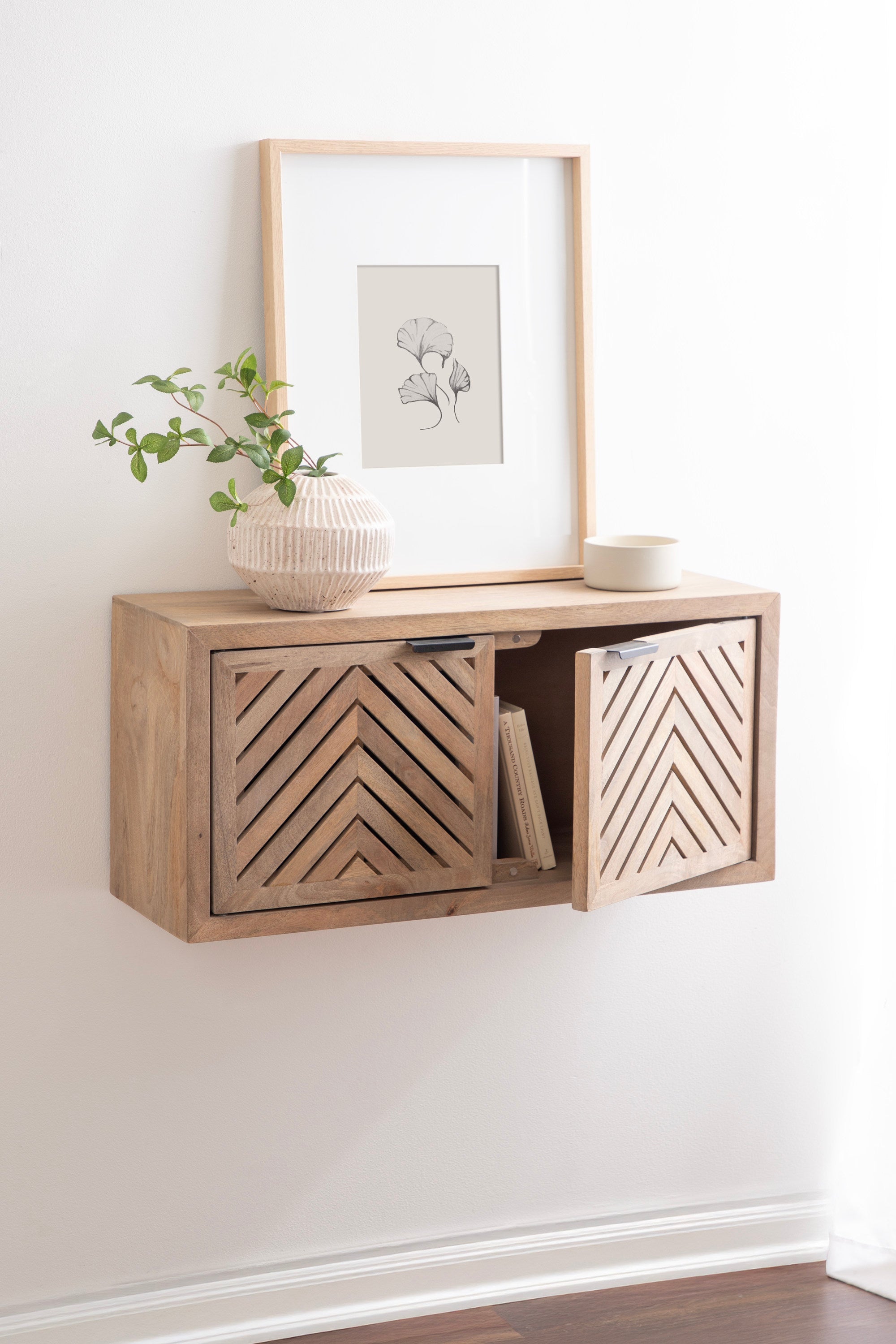 Mezzeta Decorative Wood Wall Cabinet