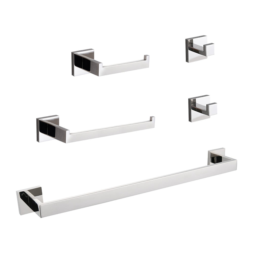 5-Piece Bathroom Hardware Set