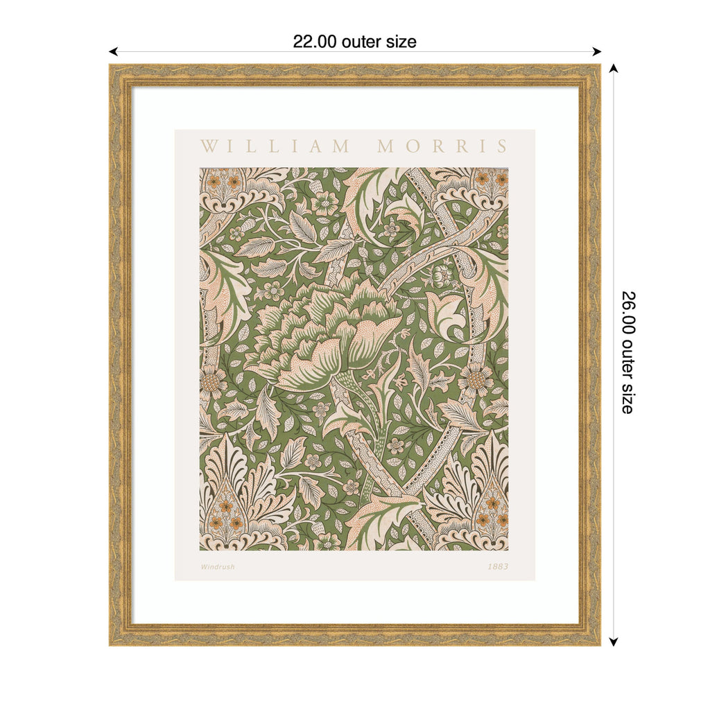 Framed Art Poster William Morris Windrush 1883 by The Art Institute of Chicago