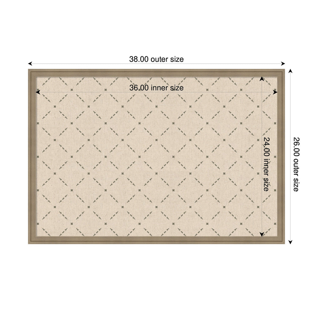 Pinboard Green Lattice Print