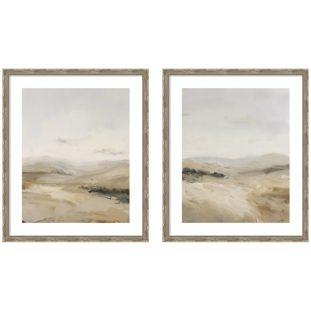 Fading Fields 2 Piece Framed Wall Art Print Set by Amy Lighthall
