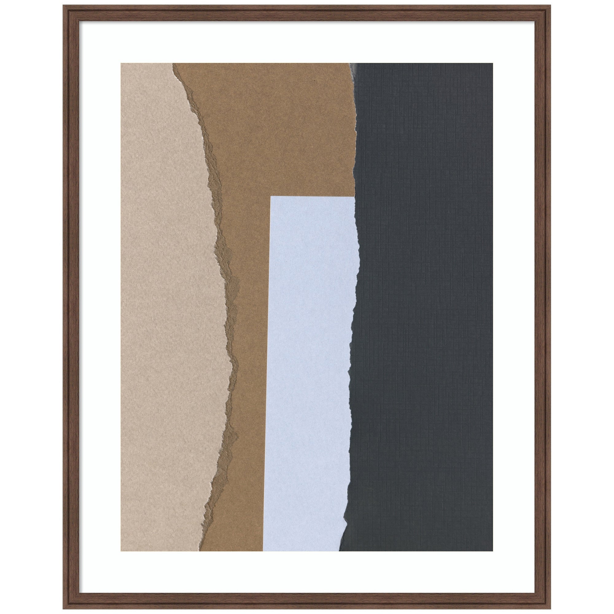 Torn Paper No3 by Mareike Bohmer Framed Wall Art Print
