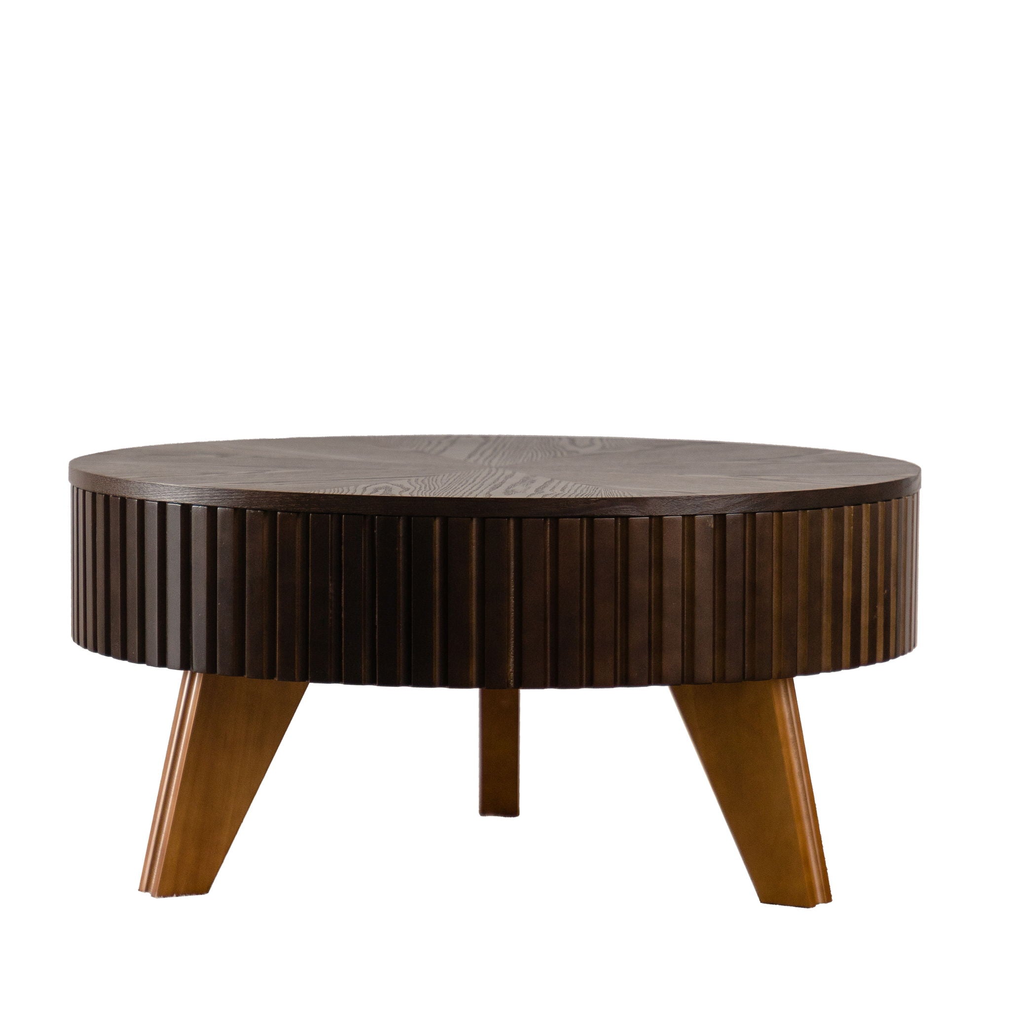 Round Wood Coffee Table