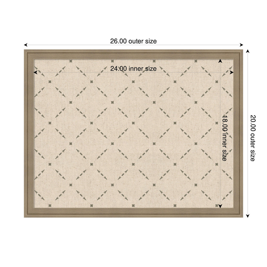 Pinboard Green Lattice Print