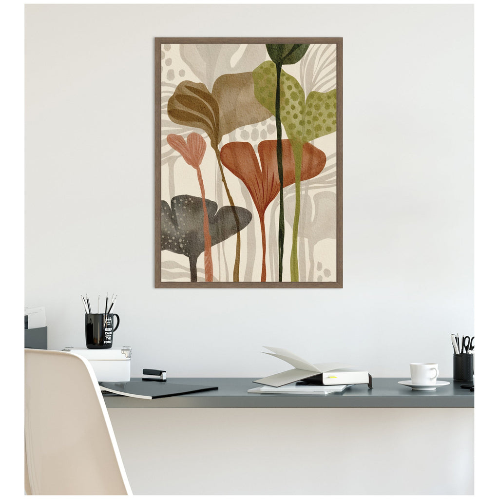Earthen Botanicals ll by Nikita Jariwala Framed Canvas Wall Art Print