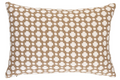 Betwixt Pillow Cover in Biscuit, Schumacher Textiles