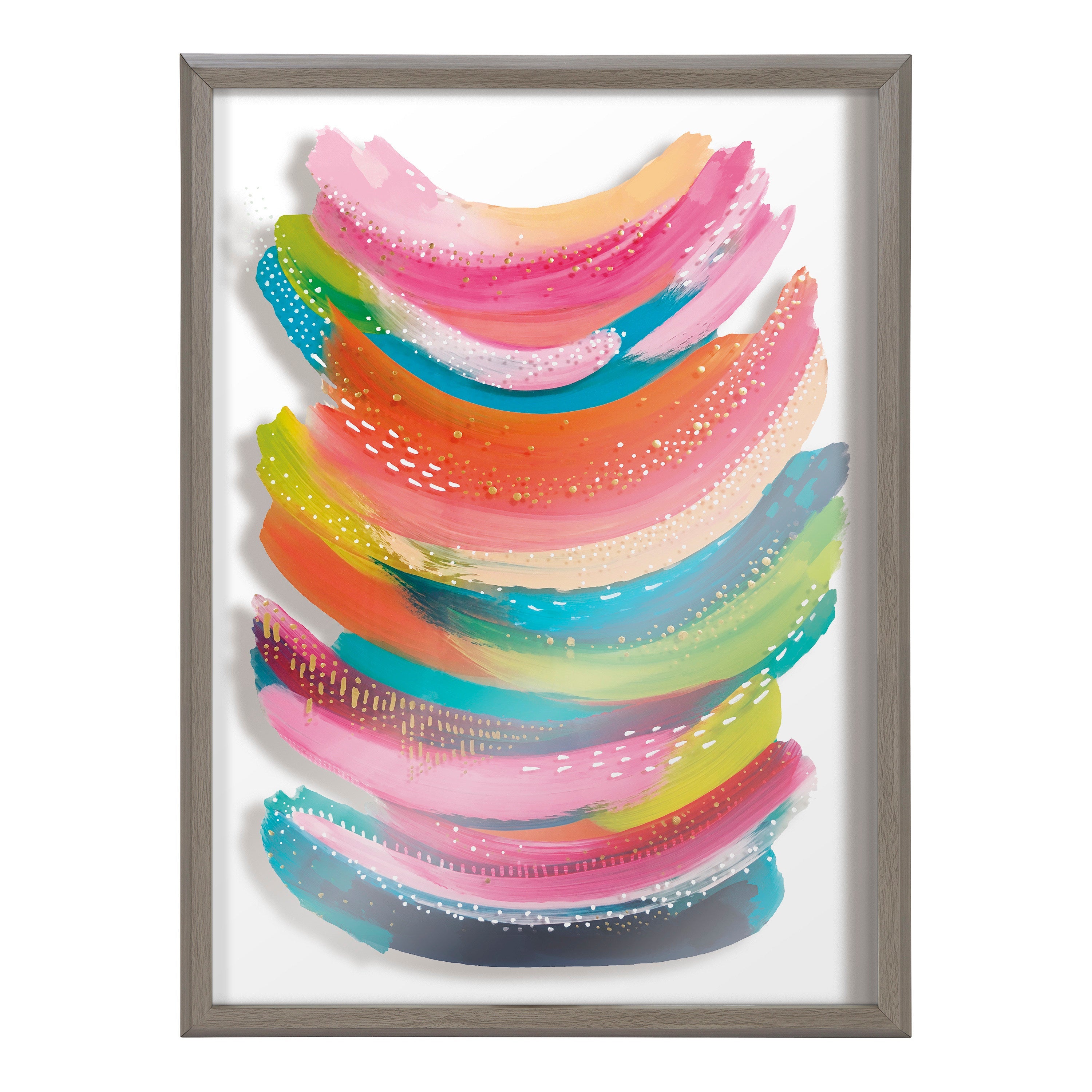 Blake Bright Abstract Framed Printed Art by Jessi Raulet of Ettavee