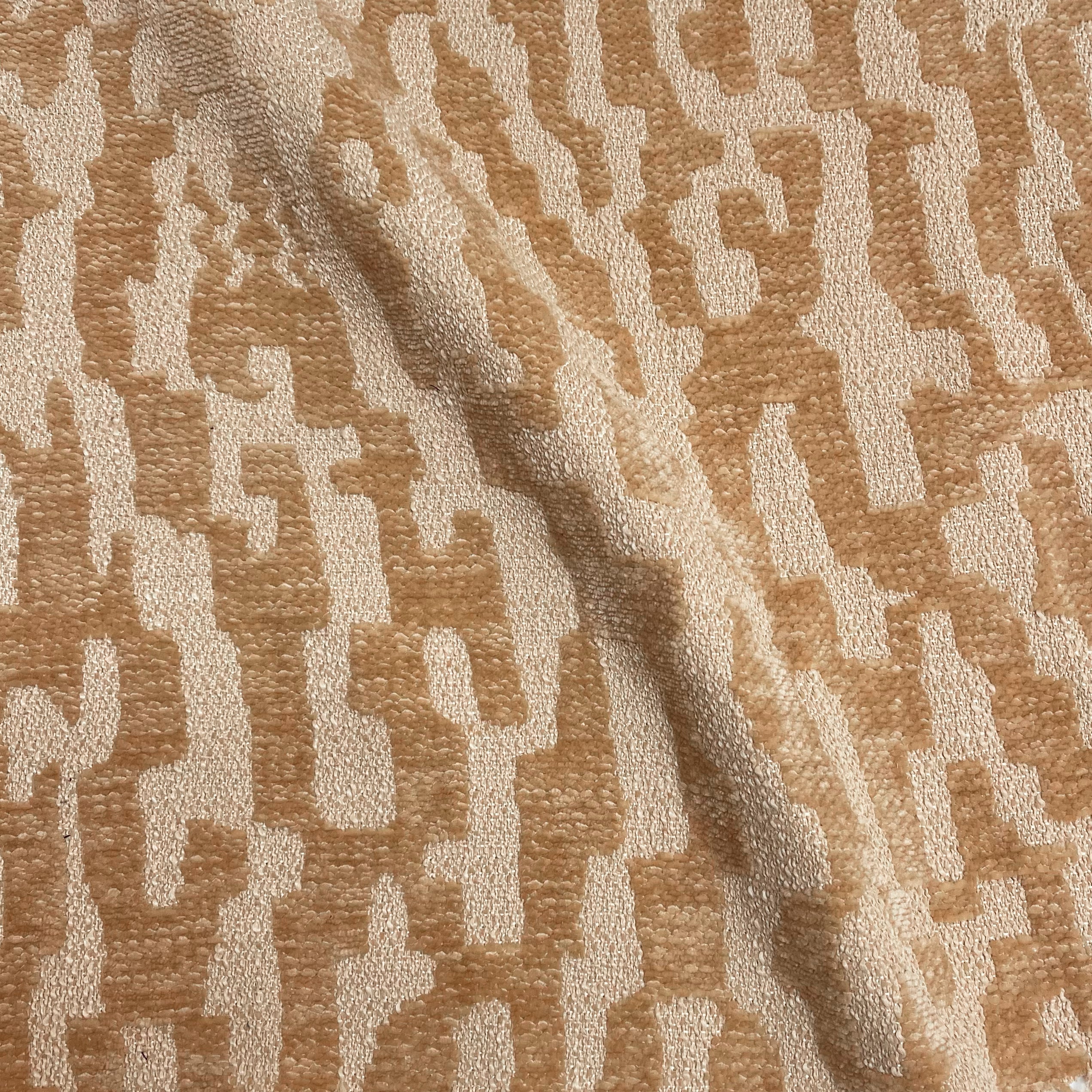 BIKO - KUBA DESIGN CHENILLE UPHOLSTERY FABRIC BY THE YARD