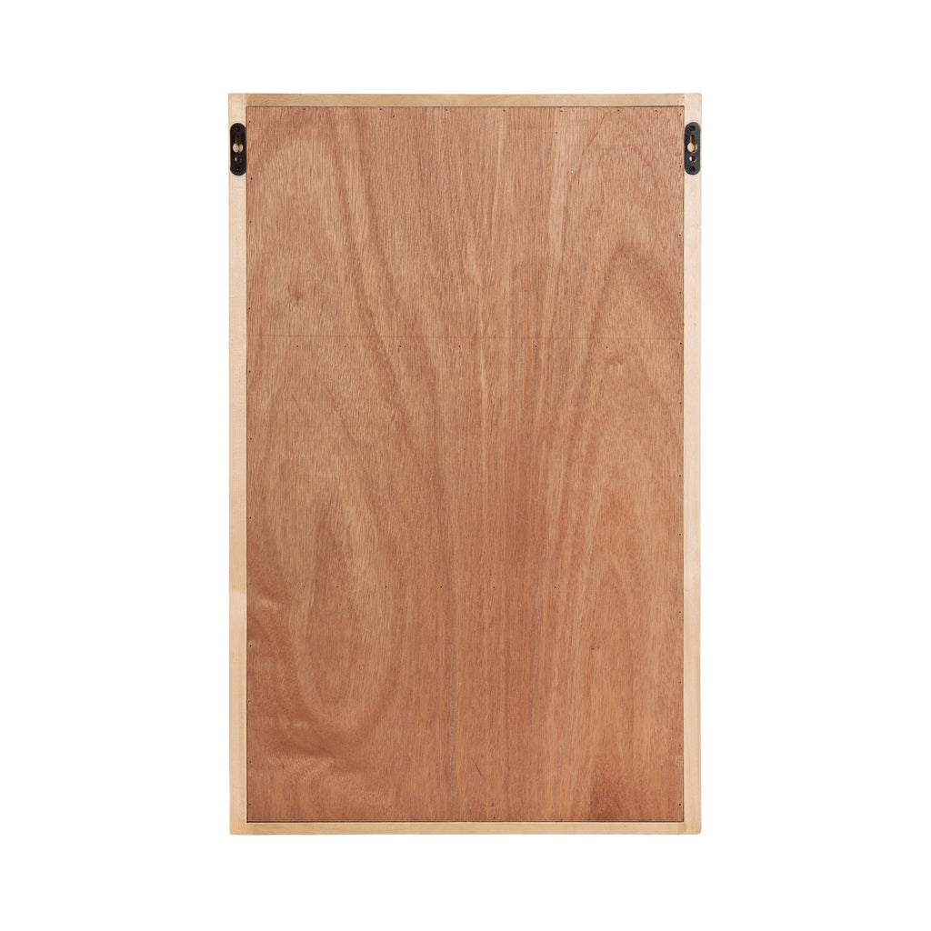 Ori Rattan/Wood Wall Shelf