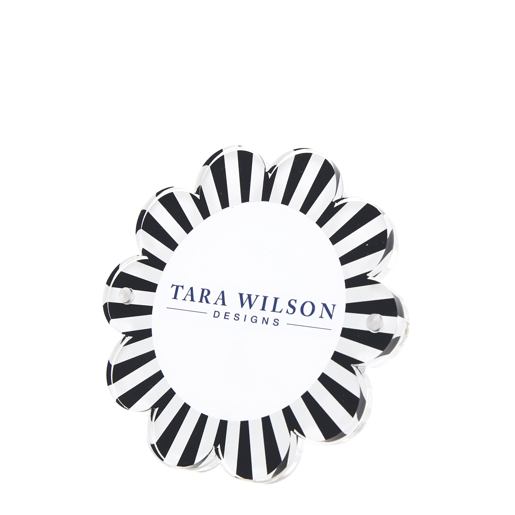 Black & White Acrylic Daisy Frame