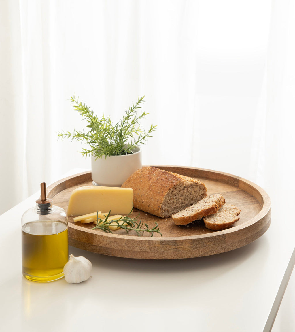 Halsey Round Lazy Susan Tray