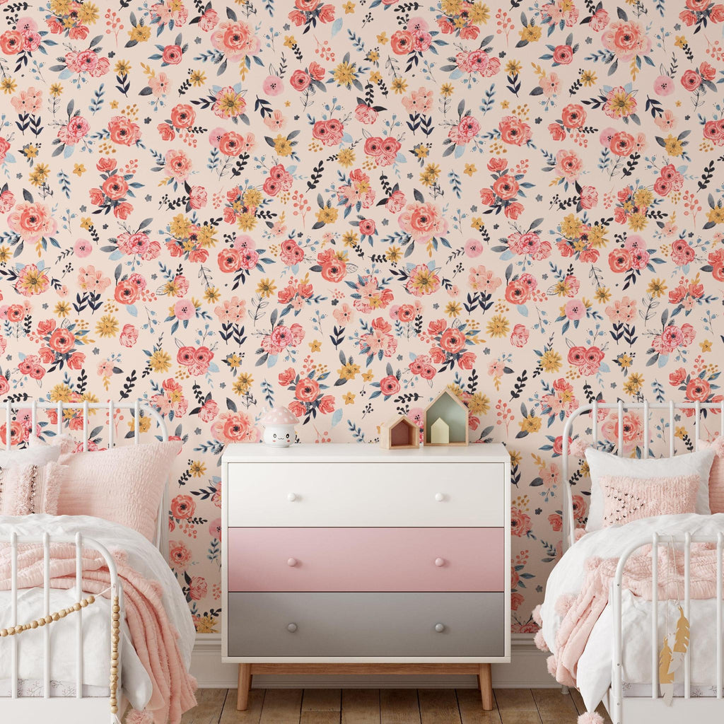 In Bloom (Blush) Wallpaper