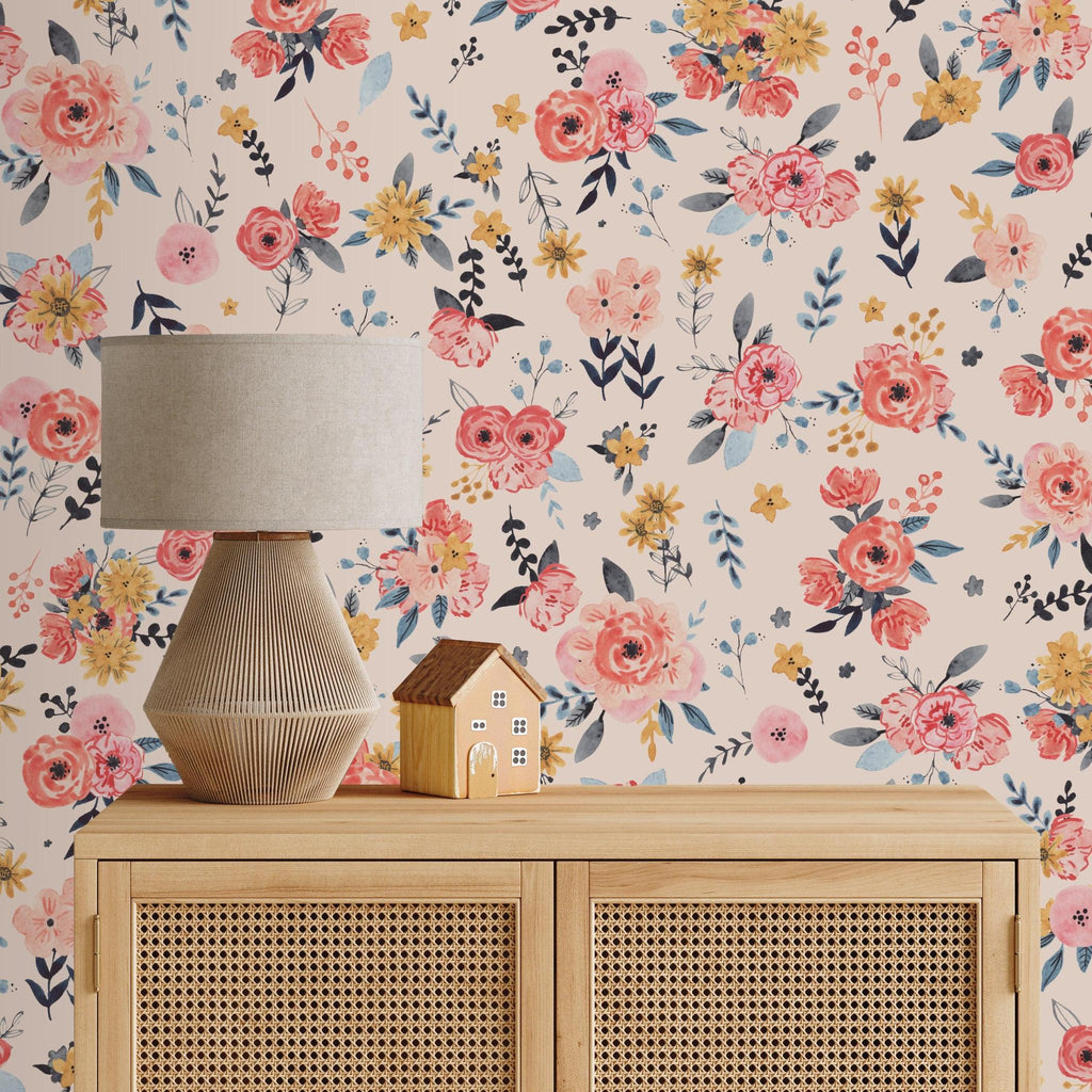 In Bloom (Blush) Wallpaper